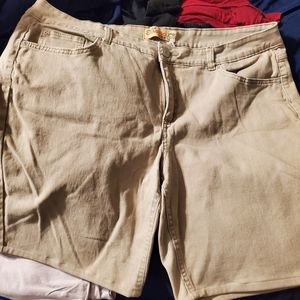 Khaki shorts. True to size